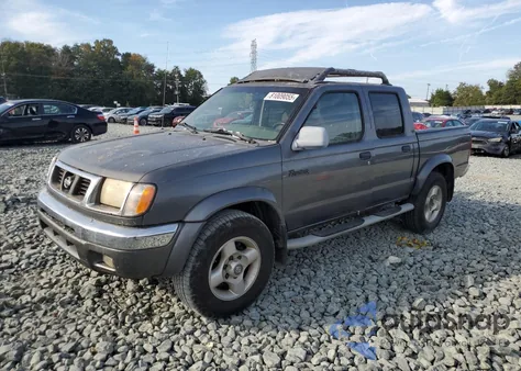 2000 Nissan Frontier Crew Cab Xe из США, поврежденный, VIN 1N6ED27Y2YC388499